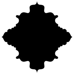 Islamic Label Emblem Shape Glyph Pictogram symbol visual illustration