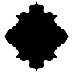 Islamic Label Emblem Shape Glyph Pictogram symbol visual illustration