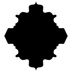 Islamic Label Emblem Shape Glyph Pictogram symbol visual illustration