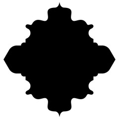 Islamic Label Emblem Shape Glyph Pictogram symbol visual illustration