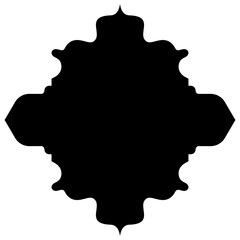 Islamic Label Emblem Shape Glyph Pictogram symbol visual illustration