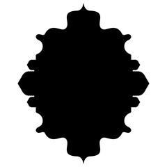 Islamic Label Emblem Shape Glyph Pictogram symbol visual illustration