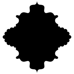 Islamic Label Emblem Shape Glyph Pictogram symbol visual illustration