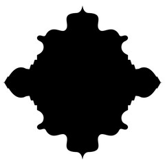 Islamic Label Emblem Shape Glyph Pictogram symbol visual illustration