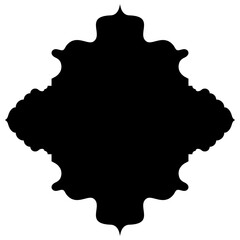 Islamic Label Emblem Shape Glyph Pictogram symbol visual illustration