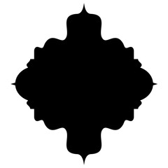 Islamic Label Emblem Shape Glyph Pictogram symbol visual illustration