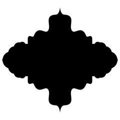 Islamic Label Emblem Shape Glyph Pictogram symbol visual illustration