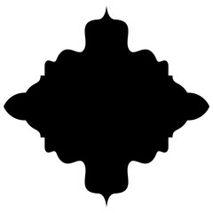 Islamic Label Emblem Shape Glyph Pictogram symbol visual illustration