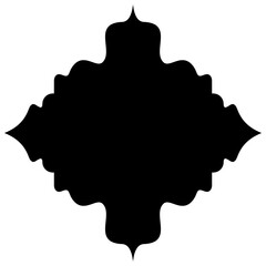 Islamic Label Emblem Shape Glyph Pictogram symbol visual illustration