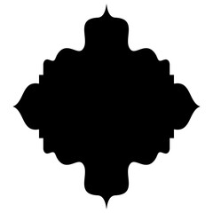 Islamic Label Emblem Shape Glyph Pictogram symbol visual illustration