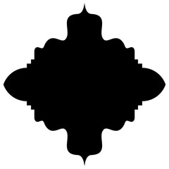 Islamic Label Emblem Shape Glyph Pictogram symbol visual illustration