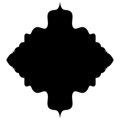 Islamic Label Emblem Shape Glyph Pictogram symbol visual illustration
