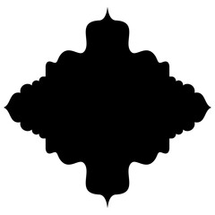 Islamic Label Emblem Shape Glyph Pictogram symbol visual illustration