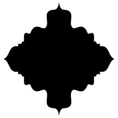 Islamic Label Emblem Shape Glyph Pictogram symbol visual illustration