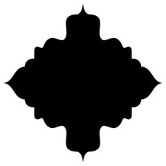 Islamic Label Emblem Shape Glyph Pictogram symbol visual illustration