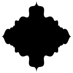 Islamic Label Emblem Shape Glyph Pictogram symbol visual illustration
