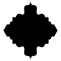 Islamic Label Emblem Shape Glyph Pictogram symbol visual illustration