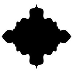 Islamic Label Emblem Shape Glyph Pictogram symbol visual illustration