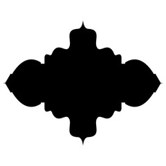 Islamic Label Emblem Shape Glyph Pictogram symbol visual illustration