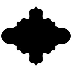Islamic Label Emblem Shape Glyph Pictogram symbol visual illustration