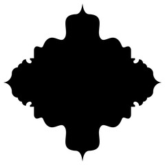 Islamic Label Emblem Shape Glyph Pictogram symbol visual illustration