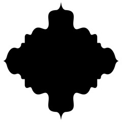 Islamic Label Emblem Shape Glyph Pictogram symbol visual illustration