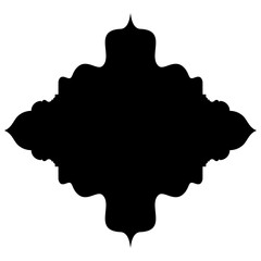 Islamic Label Emblem Shape Glyph Pictogram symbol visual illustration
