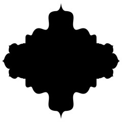 Islamic Label Emblem Shape Glyph Pictogram symbol visual illustration