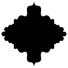 Islamic Label Emblem Shape Glyph Pictogram symbol visual illustration
