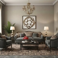 Arabic-Inspired Venice 21 Sofa Set: Luxurious and Modern Guest Room Decor with Beautifully Crafted Arabic Addition, Offering Comfort and Elegance for the Discerning Eye, Perfect for Relaxation.