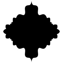 Islamic Label Emblem Shape Glyph Pictogram symbol visual illustration