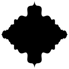 Islamic Label Emblem Shape Glyph Pictogram symbol visual illustration