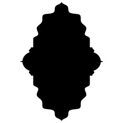 Islamic Label Emblem Shape Glyph Pictogram symbol visual illustration