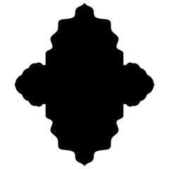 Islamic Label Emblem Shape Glyph Pictogram symbol visual illustration