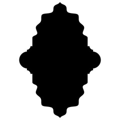 Islamic Label Emblem Shape Glyph Pictogram symbol visual illustration