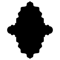 Islamic Label Emblem Shape Glyph Pictogram symbol visual illustration