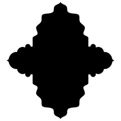 Islamic Label Emblem Shape Glyph Pictogram symbol visual illustration
