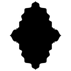 Islamic Label Emblem Shape Glyph Pictogram symbol visual illustration
