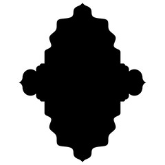 Islamic Label Emblem Shape Glyph Pictogram symbol visual illustration