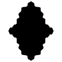 Islamic Label Emblem Shape Glyph Pictogram symbol visual illustration
