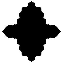 Islamic Label Emblem Shape Glyph Pictogram symbol visual illustration