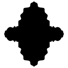 Islamic Label Emblem Shape Glyph Pictogram symbol visual illustration