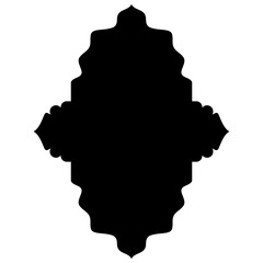 Islamic Label Emblem Shape Glyph Pictogram symbol visual illustration
