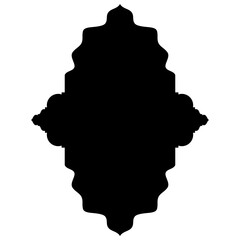 Islamic Label Emblem Shape Glyph Pictogram symbol visual illustration