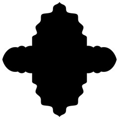 Islamic Label Emblem Shape Glyph Pictogram symbol visual illustration