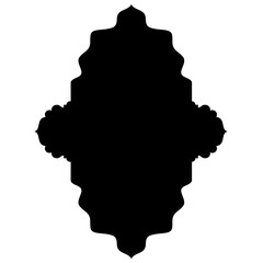 Islamic Label Emblem Shape Glyph Pictogram symbol visual illustration