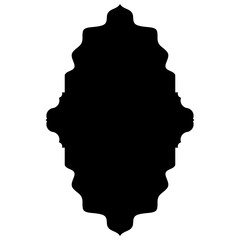 Islamic Label Emblem Shape Glyph Pictogram symbol visual illustration