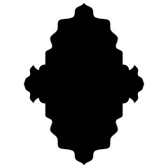 Islamic Label Emblem Shape Glyph Pictogram symbol visual illustration