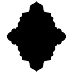 Islamic Label Emblem Shape Glyph Pictogram symbol visual illustration