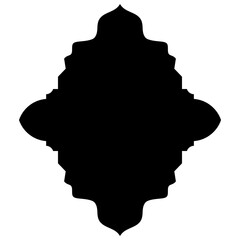 Islamic Label Emblem Shape Glyph Pictogram symbol visual illustration